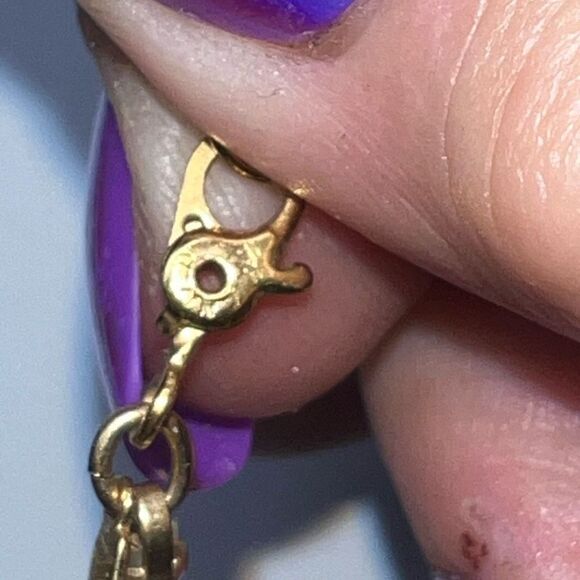 Monet Vintage Marbleized Gray‎ Glass Bead Necklace - Picture 8 of 8